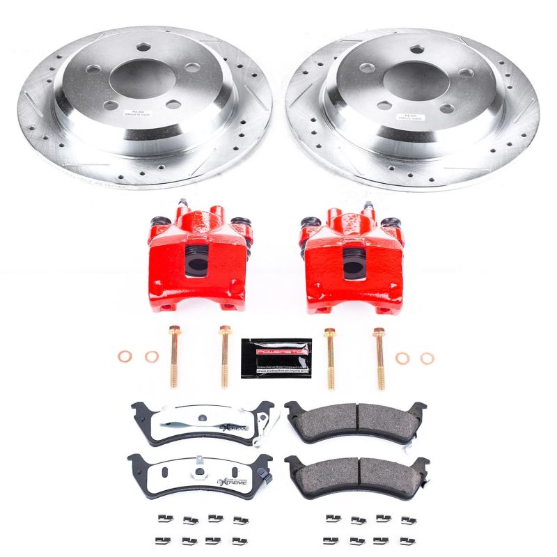 Power Stop 95-98 Jeep Grand Cherokee Rear Z36 Truck & Tow Brake Kit w/Calipers - KC2131-36