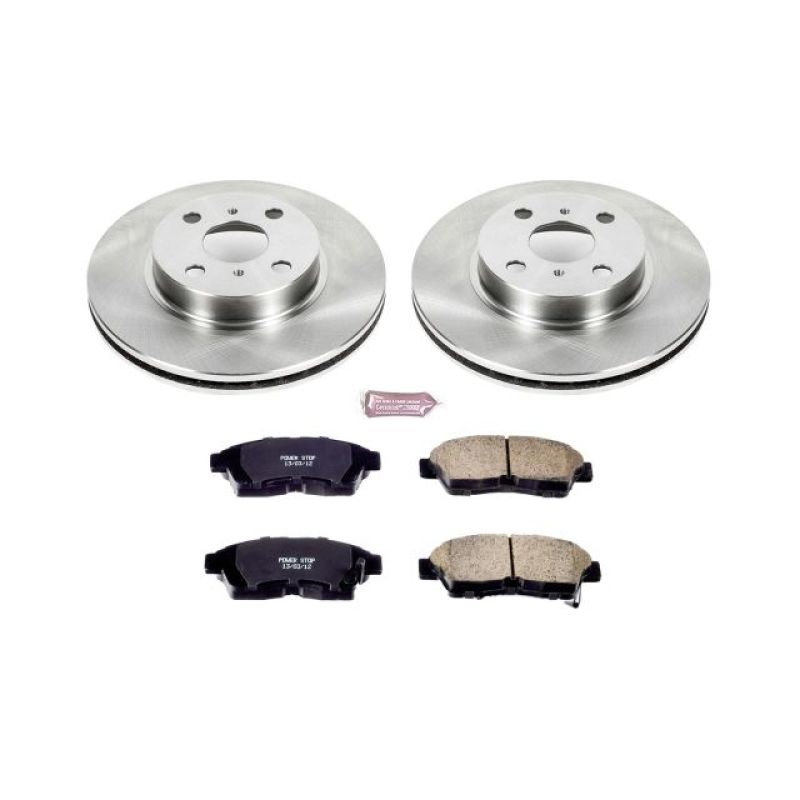 Power Stop 93-97 Geo Prizm Front Autospecialty Brake Kit - KOE1151