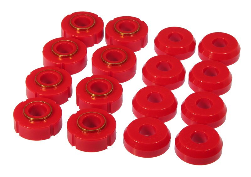 Prothane 66-77 Ford Bronco Body Mount - Red - 6-101