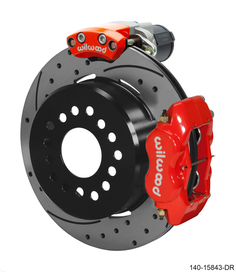 Wilwood EPB/FDLI Rear Kit 12.19in. Big Ford - SRP, Red - 140-15843-DR