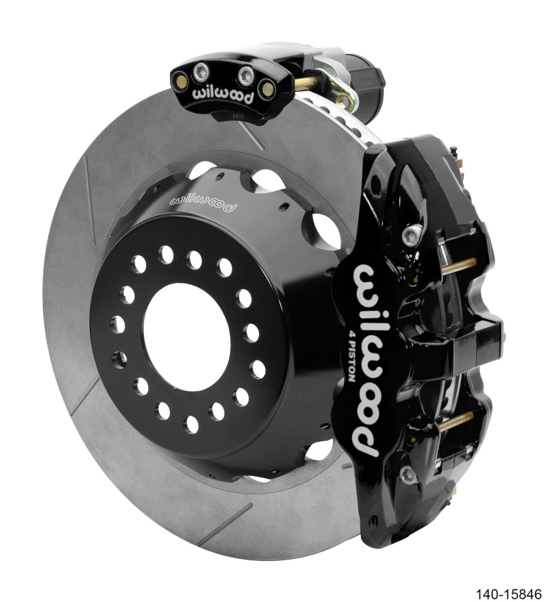 Wilwood Narrow Superlite 4R Rear P-Brk Kit AERO4 14.00in Rotor Big Ford New Style 2.50in Offset - 140-15846