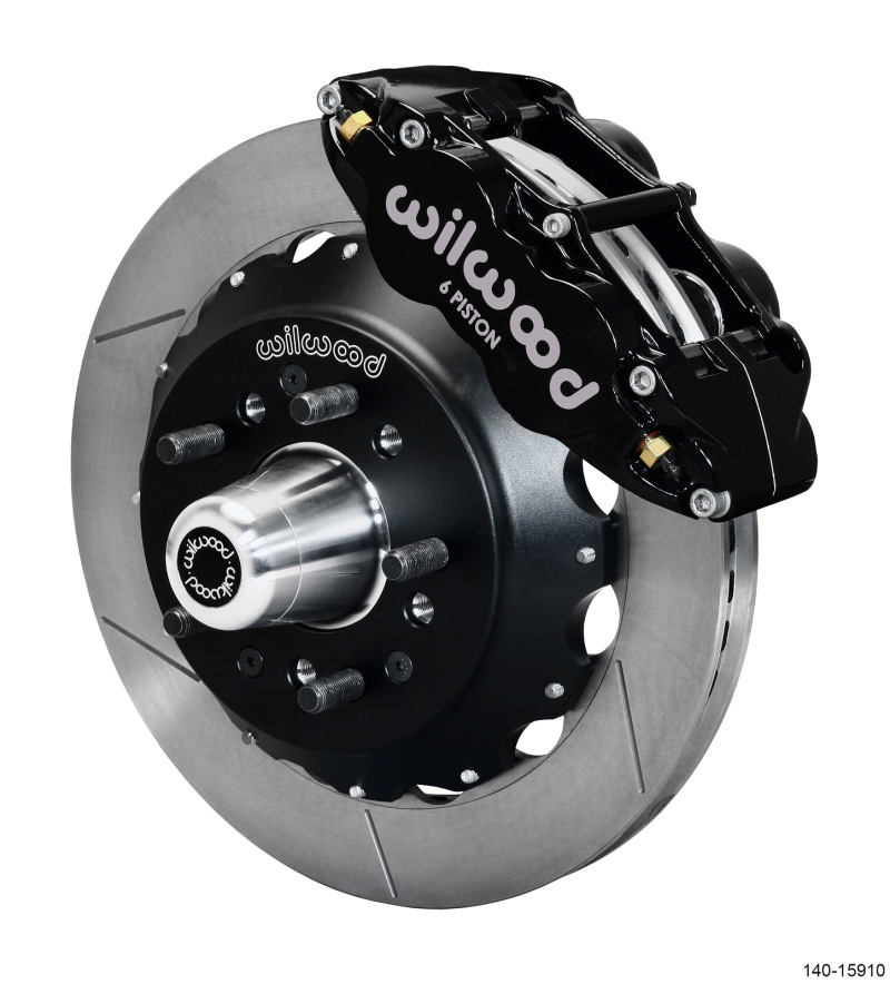 Wilwood Narrow Superlite 6R Front Big Brake Kit 12.88in GT Competition Series Rotor - Black - 140-15910