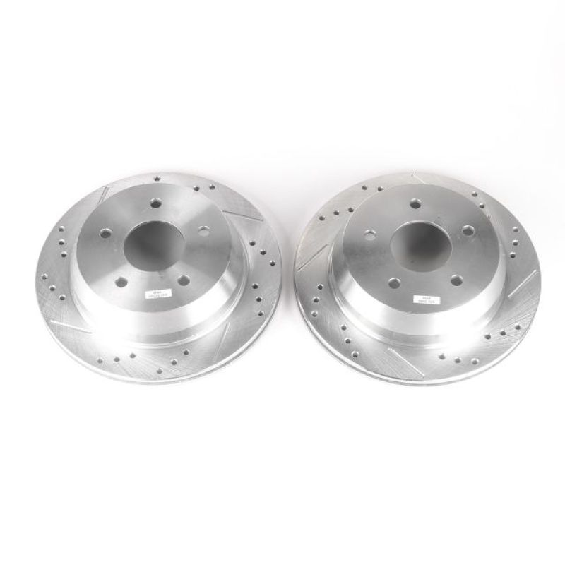 Power Stop 98-05 Chevrolet Blazer Rear Evolution Drilled & Slotted Rotors - Pair - AR8639XPR