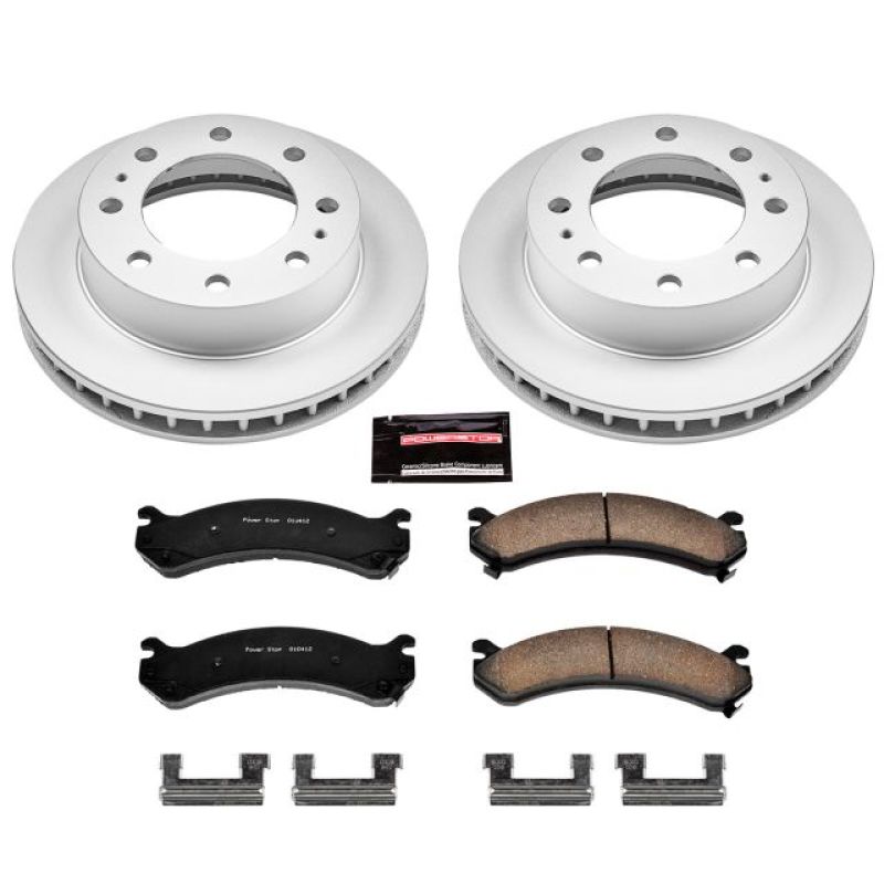 Power Stop 00-05 Cadillac DeVille Front Z17 Evolution Geomet Coated Brake Kit - CRK2020