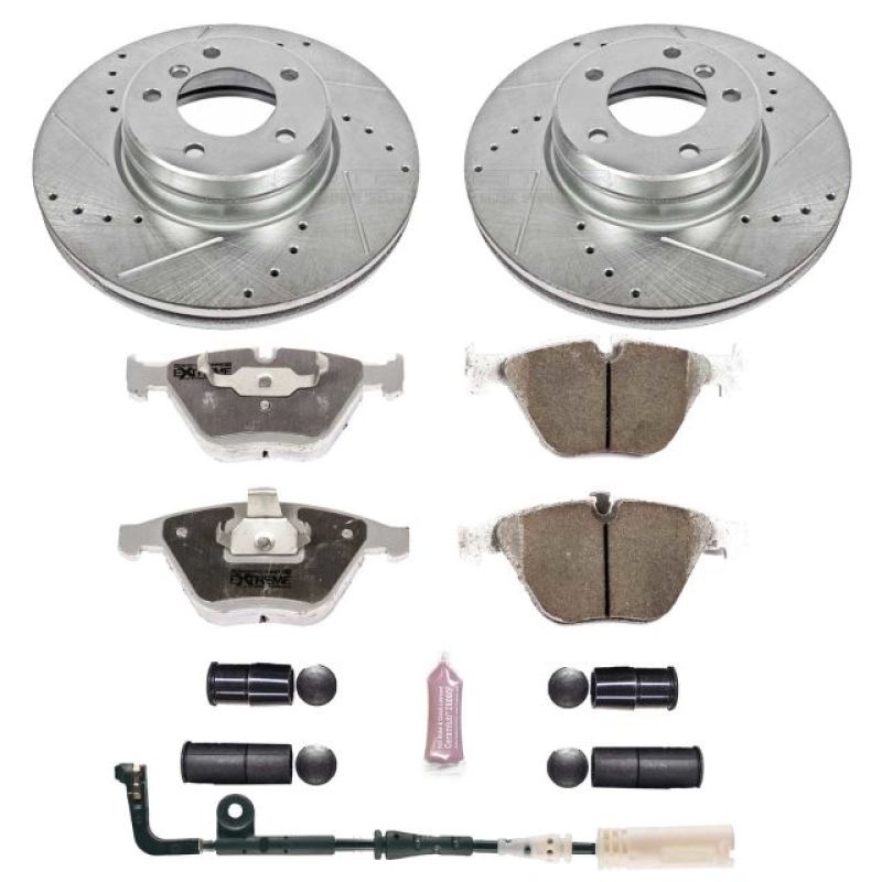 Power Stop 04-06 BMW 525i Front Z26 Street Warrior Brake Kit - K2110-26