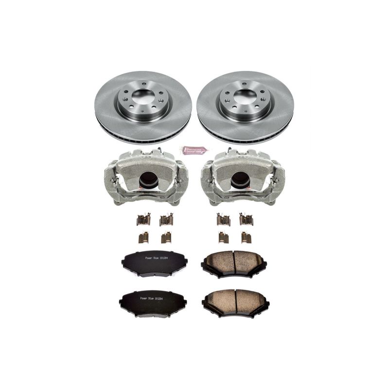 Power Stop 04-08 Mazda RX-8 Front Autospecialty Brake Kit w/Calipers - KCOE2964