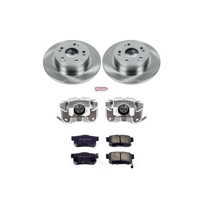 Power Stop 16-18 Acura ILX Rear Autospecialty Brake Kit w/Calipers - KCOE3128A