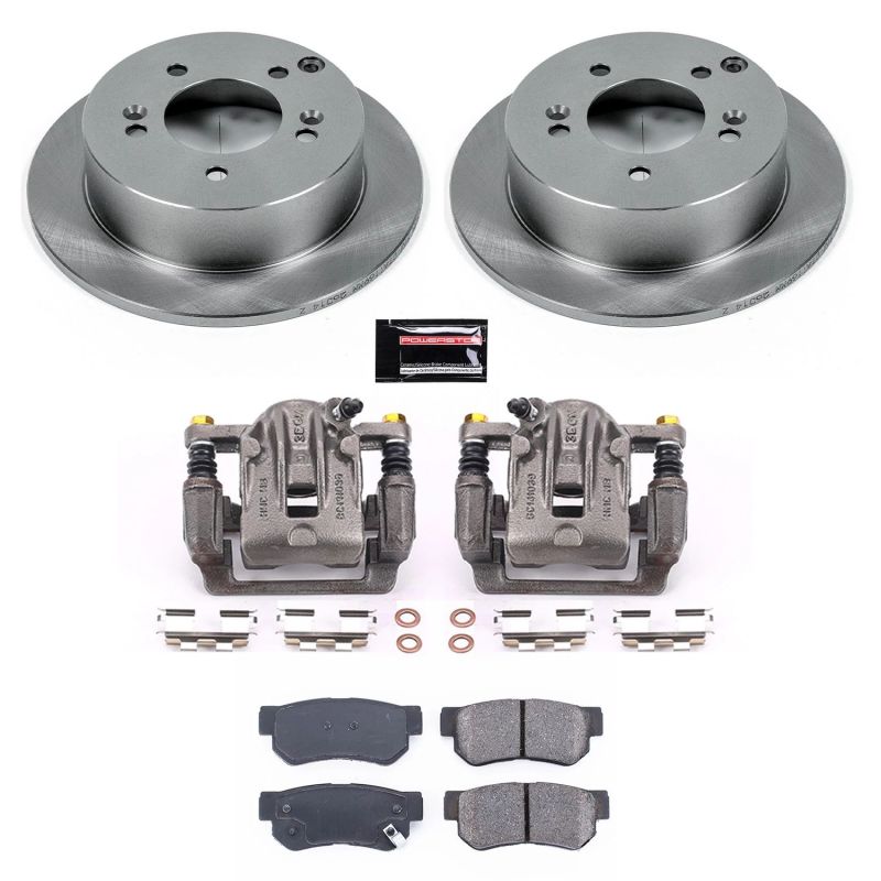 Power Stop 2001 Hyundai XG300 Rear Autospecialty Brake Kit w/Calipers - KCOE5214A