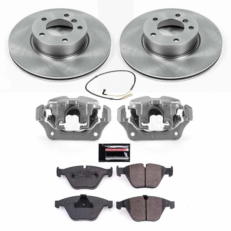 Power Stop 09-10 BMW 328i xDrive Front Autospecialty Brake Kit w/Calipers - KCOE4678