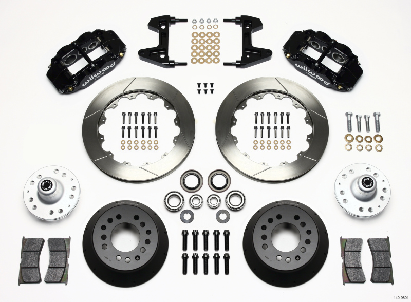 Wilwood Narrow Superlite 6R Front Hub Kit 12.88in 74-80 Pinto/Mustang II Disc Spindle only - 140-9801