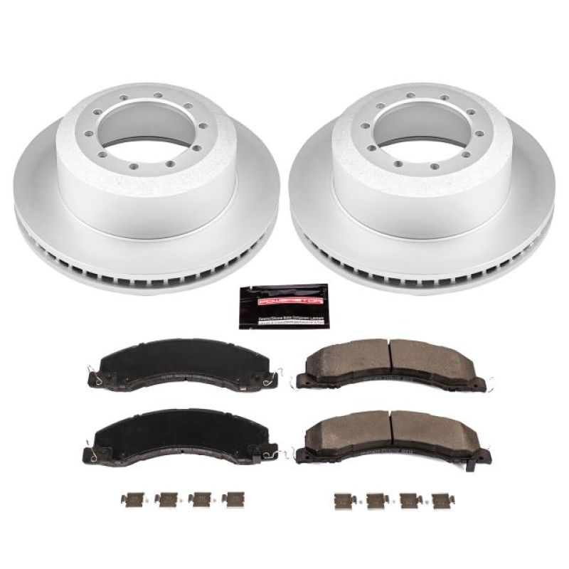 Power Stop 11-12 Ram 5500 Rear Z17 Coated Brake Kit - CRK4722