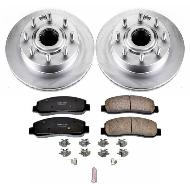 Power Stop 10-11 Ford F-350 Super Duty Front Z17 Coated Brake Kit - CRK5588