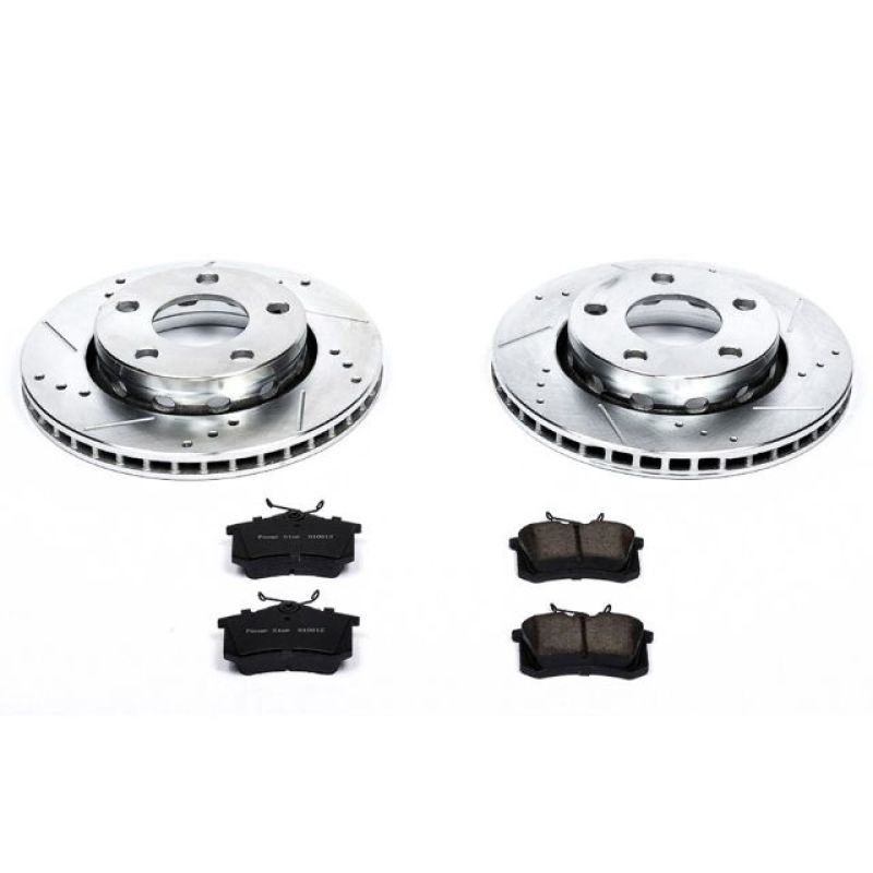Power Stop 00-02 Audi S4 Rear Z23 Evolution Sport Brake Kit - K894 Power Stop 00-02 Audi S4 Rear Z23 Evolution Sport Brake Kit - K894