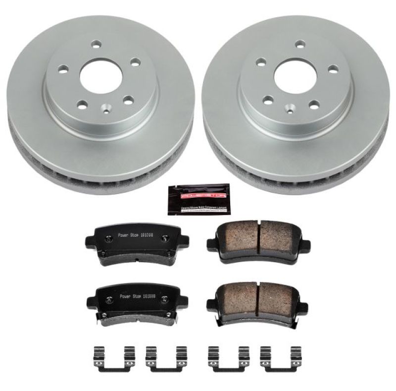 Power Stop 12-16 Buick LaCrosse Rear Z17 Evolution Geomet Coated Brake Kit - CRK5531