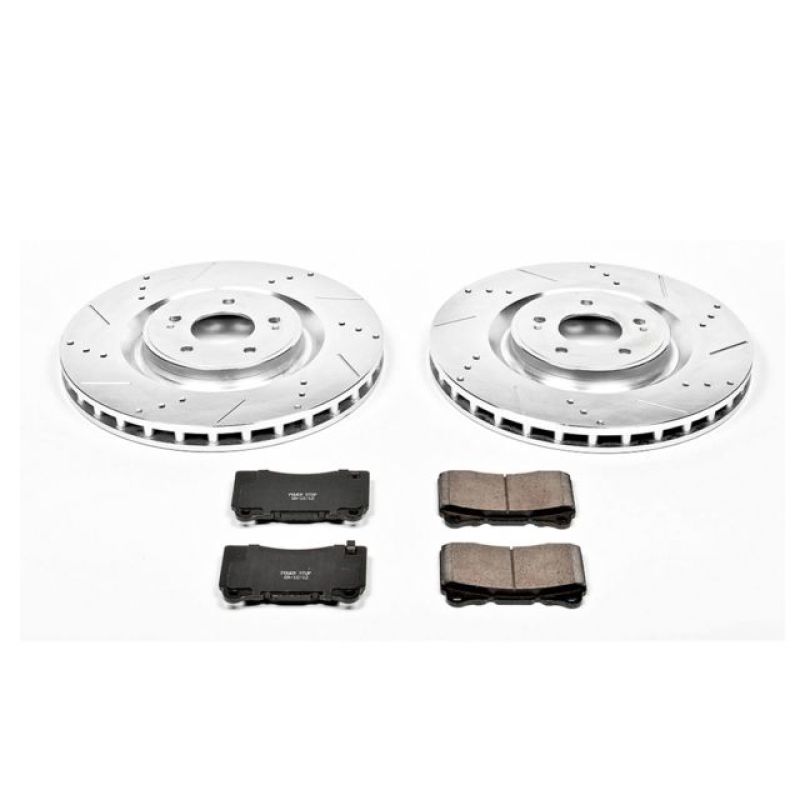 Power Stop 08-15 Mitsubishi Lancer Front Z23 Evolution Sport Brake Kit - K4551