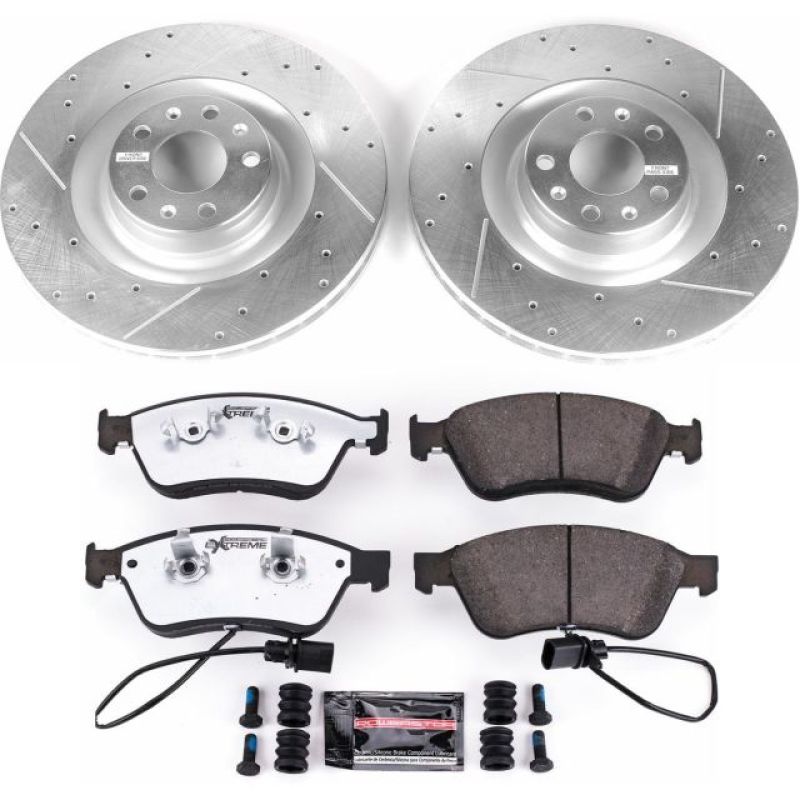 Power Stop 09-11 Audi A6 Quattro Front Z26 Street Warrior Brake Kit - K4570-26