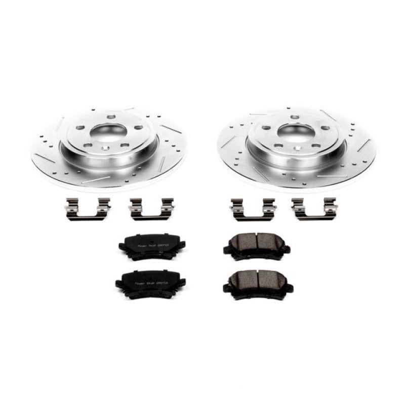 Power Stop 05-09 Audi A4 Rear Z23 Evolution Sport Brake Kit - K4624