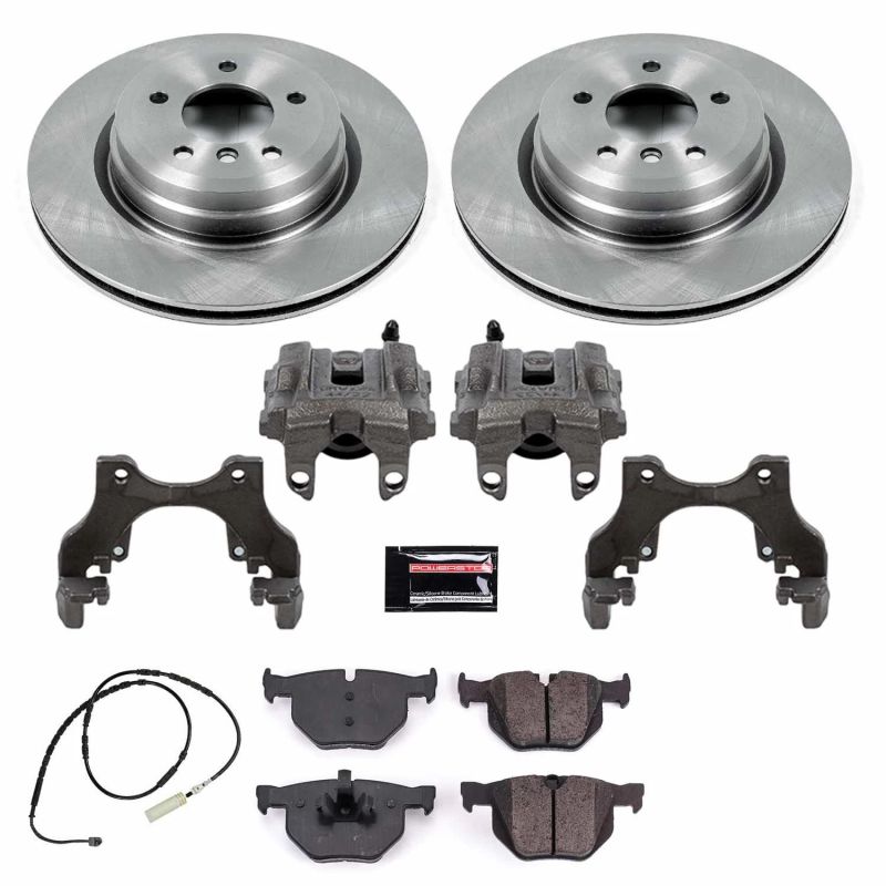 Power Stop 13-15 BMW X1 Rear Autospecialty Brake Kit w/Calipers - KCOE7009