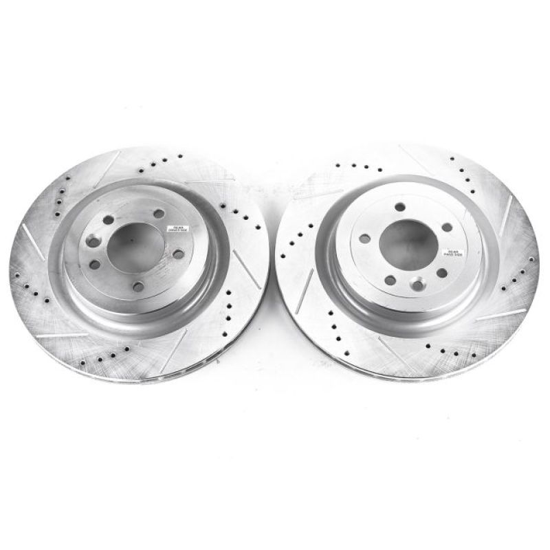Power Stop 13-18 Land Rover Range Rover Rear Evolution Drilled & Slotted Rotors - Pair - EBR1426XPR
