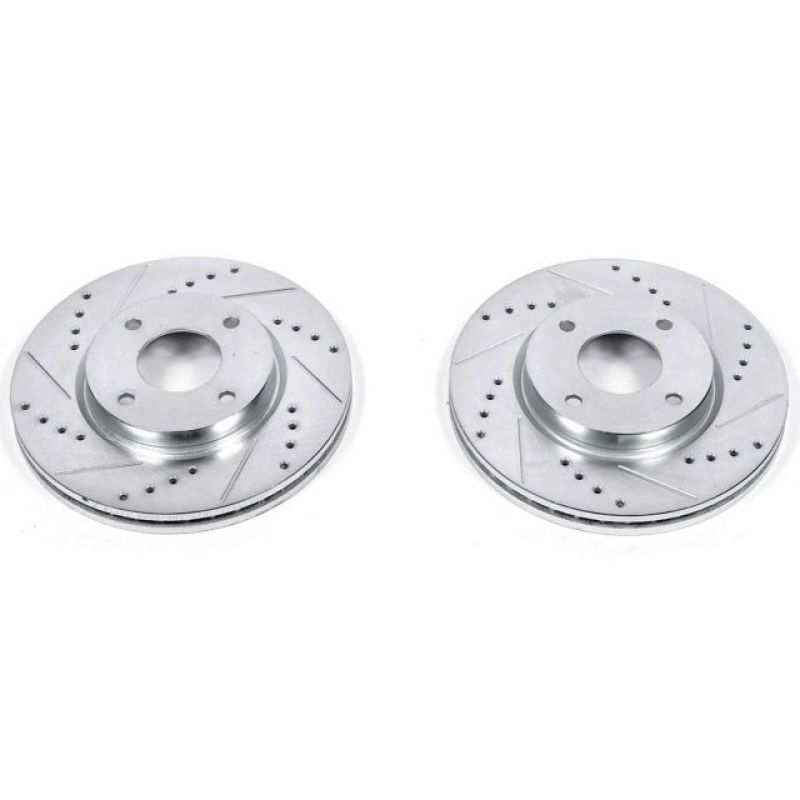 Power Stop 09-14 Nissan Cube Front Evolution Drilled & Slotted Rotors - Pair - JBR1191XPR
