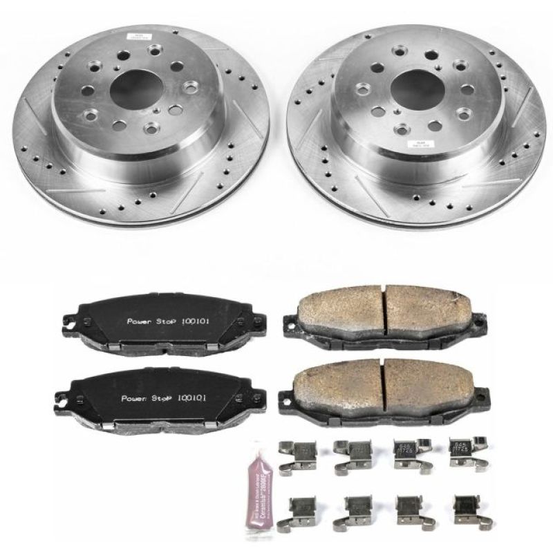 Power Stop 99-00 Lexus SC300 Rear Z23 Evolution Sport Brake Kit - K3134