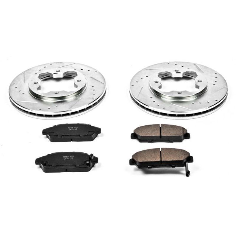 Power Stop 90-93 Honda Accord Front Z23 Evolution Sport Brake Kit - K3164
