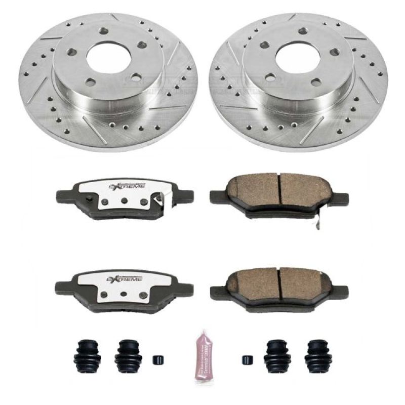 Power Stop 04-08 Chevrolet Malibu Front Z26 Street Warrior Brake Kit - K1617-26