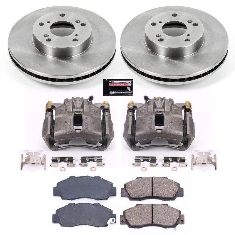 Power Stop 98-02 Honda Accord Front Autospecialty Brake Kit w/Calipers - KCOE1041