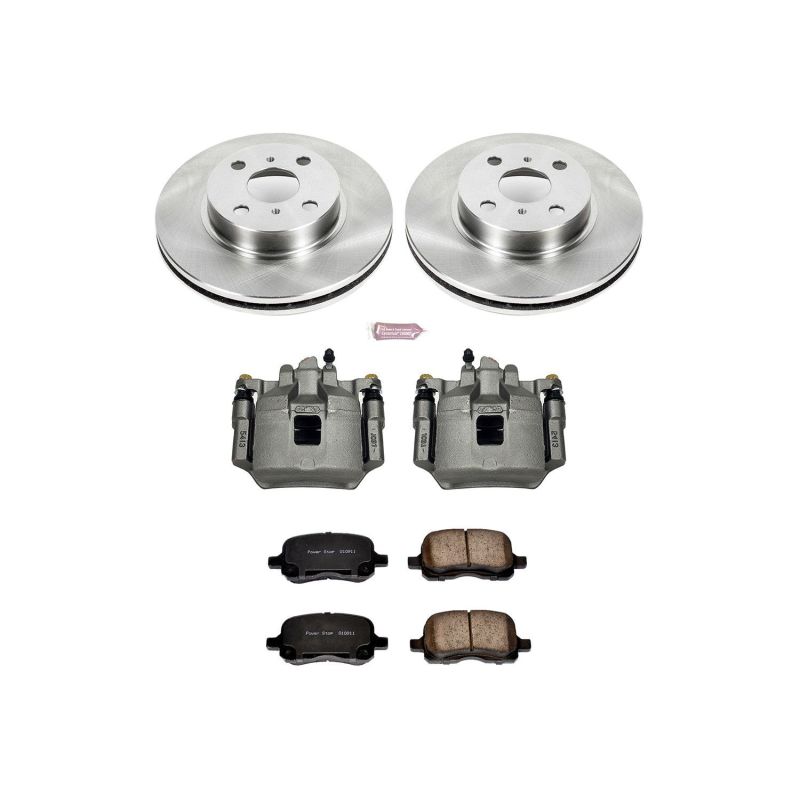 Power Stop 98-02 Chevrolet Prizm Front Autospecialty Brake Kit w/Calipers - KCOE1152