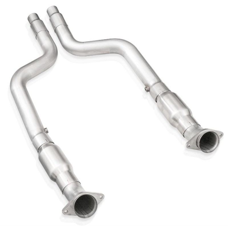 Stainless Works 15-21 Dodge Challenger/Charger 6.2L/6.4L High-Flow Catted Midpipe Kit 3in - HM64CAT