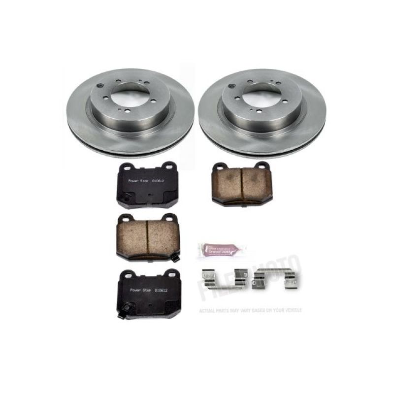 Power Stop 03-06 Mitsubishi Lancer Rear Autospecialty Brake Kit - KOE156