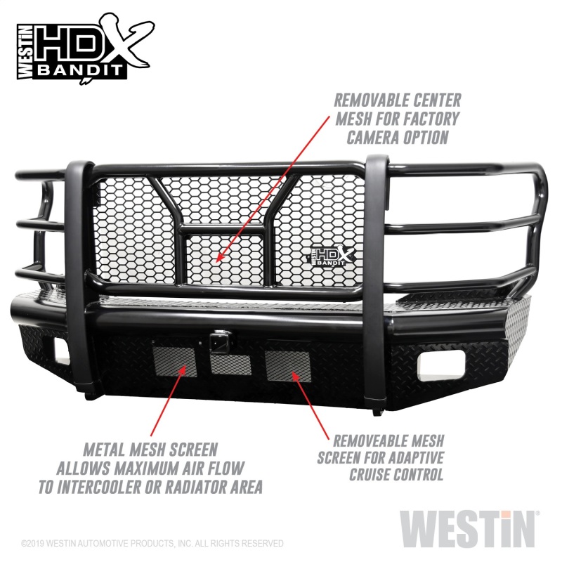 Westin/HDX Bandit 18-20 Ford F-150 (Excl. EcoBoost) Front Bumper - Black - 58-31105