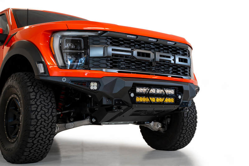 Addictive Desert Designs 2021+ Ford Raptor Bomber Front Bumper w/ Dual 20IN LED Mounts - F210012140103