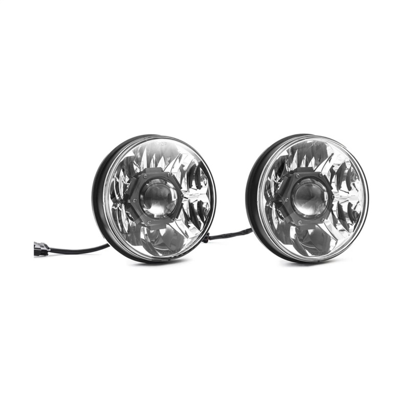 KC HiLiTES 18-20 Jeep JL/JT 7in. Gravity LED Pro DOT Approved Replac. Headlight (Pair Pack Sys) - 42342