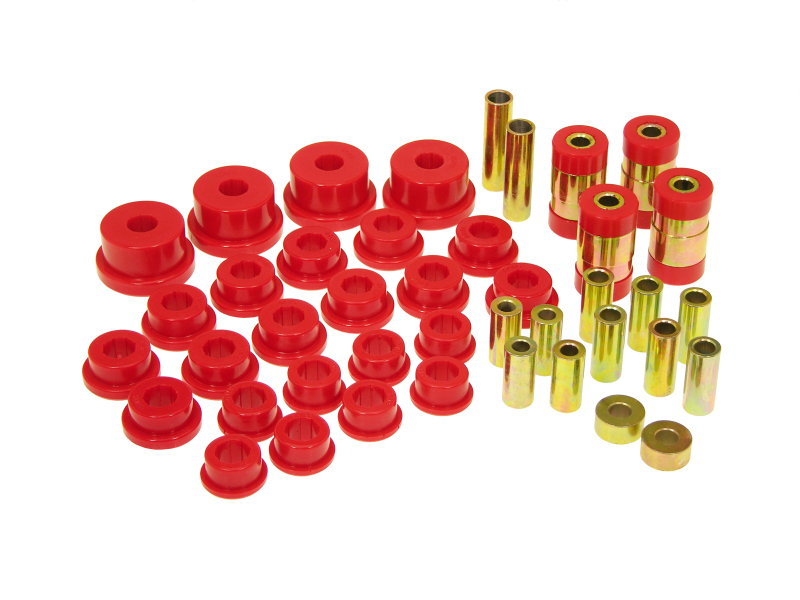 Prothane 95-99 Mitsubishi Eclipse Rear Upper/Lower Control Arm Bushings - Red - 13-301