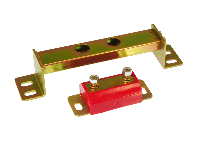Prothane 99-04 Ford Mustang Trans Mount & Crossmember Kit - Red - 6-1606