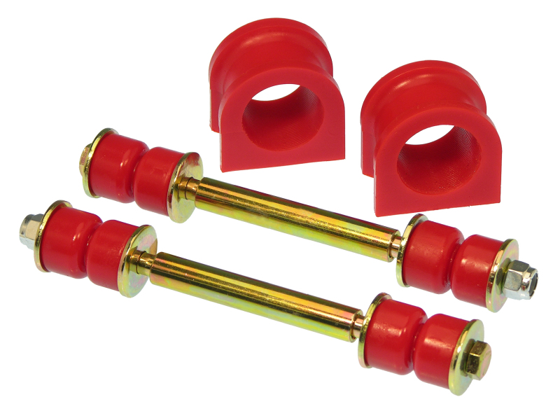 Prothane 07-14 Chevy Silverado Front Sway Bar Bushings - 36mm - Red - 7-1193