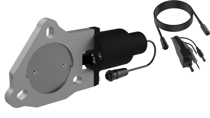 QTP 3in Bolt-On QTEC Electric Cutout Valve for Borla Exhausts - Single - QTEC30B
