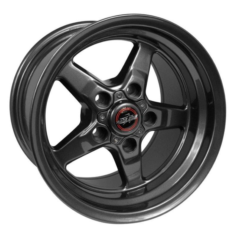 Race Star 92 Drag Star 15x10.00 5x4.50bc 7.25bs Direct Drill Met Gry Wheel - 92-510154G