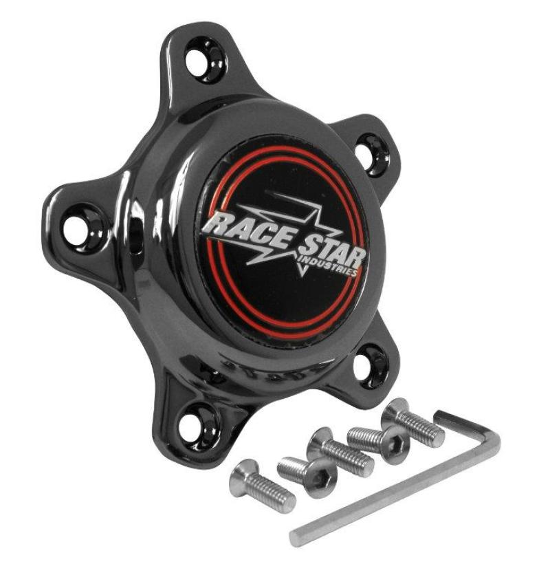 Race Star 5 Lug Cap Short Plastic Dark Star (incl. Medallion & Screws) - 615-5096-D1