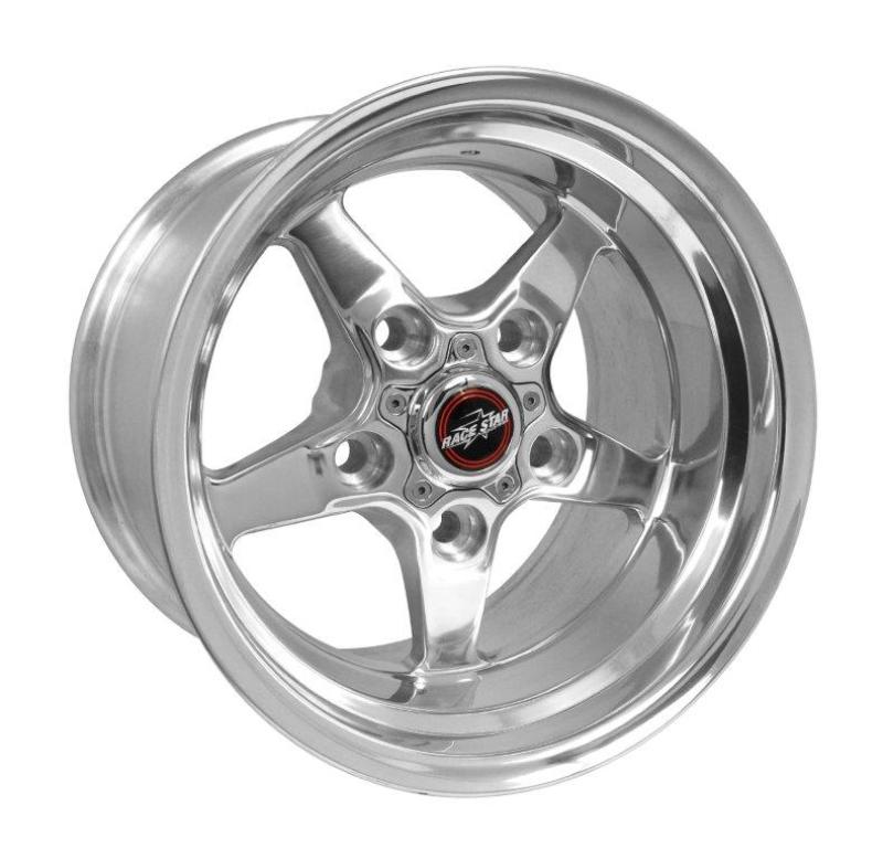 Race Star 92 Drag Star 15x10.00 5x135bc 5.25bs Direct Drill Polished Wheel - 92-510540DP