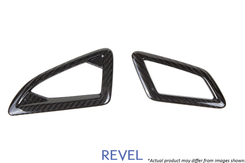 Revel GT Dry Carbon Defroster Garnish (Left & Right) 16-18 Honda Civic - 2 Pieces - 1TR4GT0AH03