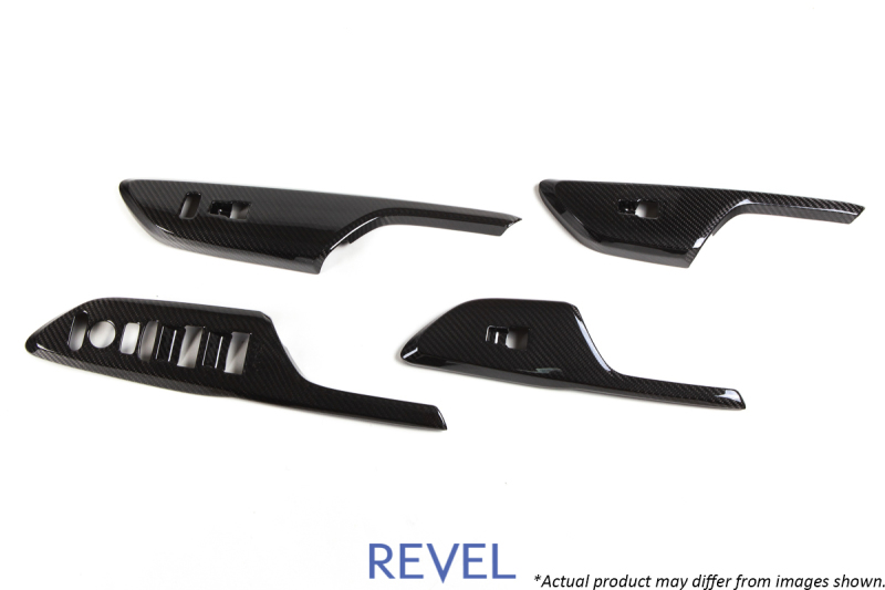 Revel GT Dry Carbon Window Switch Panels (FL/FR/RL/RR) 16-18 Honda Civic - 4 Pieces - 1TR4GT0AH07