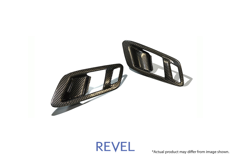 Revel GT Dry Carbon Inner Door Handle Cover 2020 Toyota GR Supra - 2 Pieces - 1TR4GT0AT03
