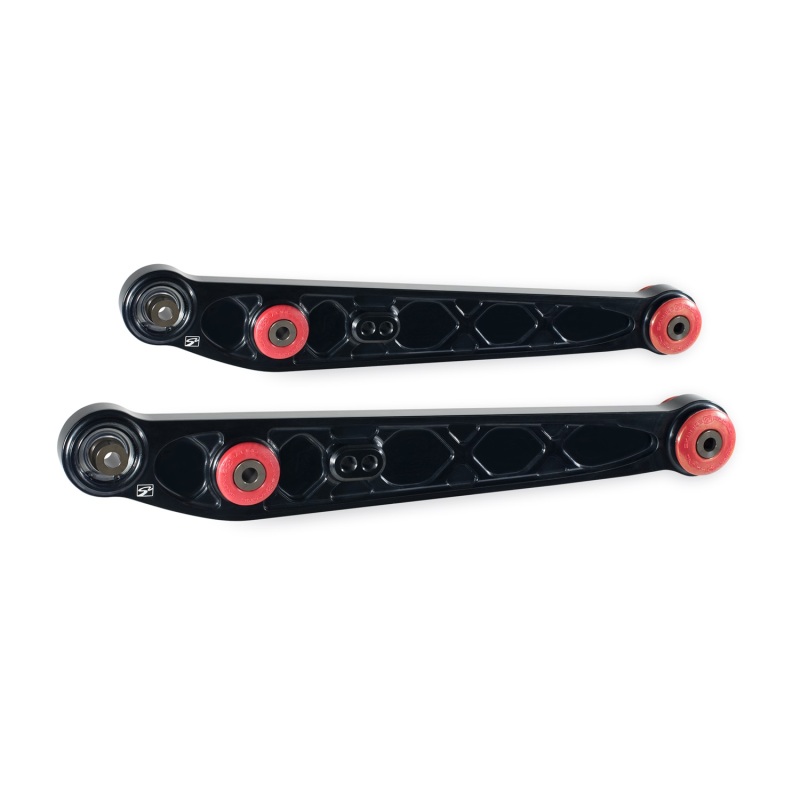 Skunk2 Honda/Acura EK Alpha Series Rear Lower Control Arm Set - Black - 542-05-1295