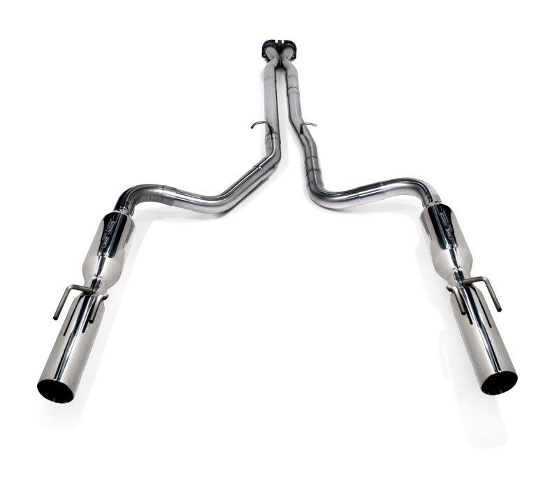 SLP 2005-2006 Pontiac GTO LS2 LoudMouth II Cat-Back Exhaust System w/ PowerFlo X-Pipe - 31560