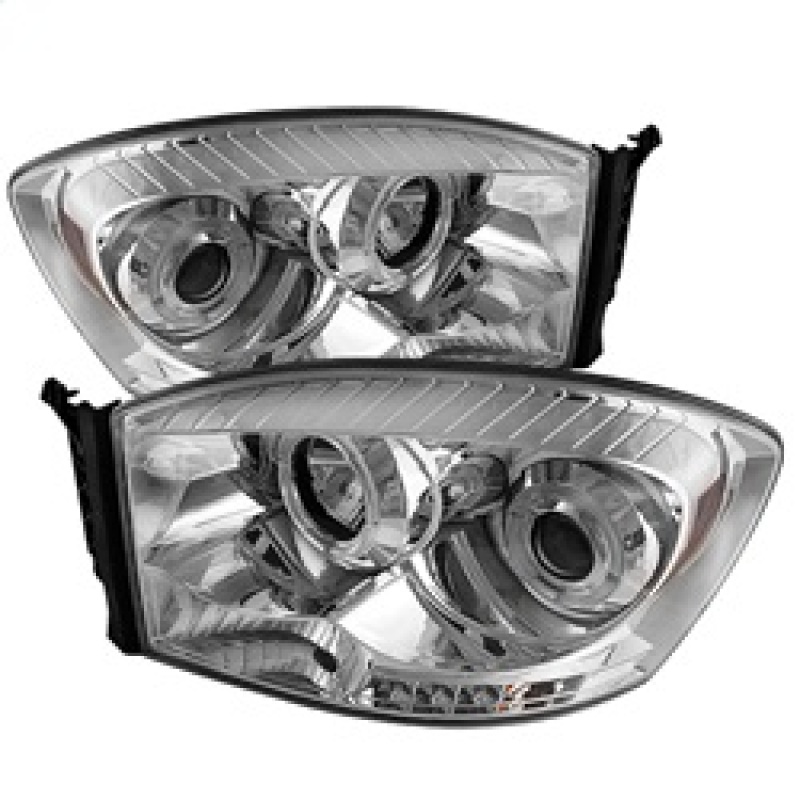 Spyder Dodge Ram 1500 06-08/Ram 2500 06-09 Projector Headlights LED Halo LED Chrm PRO-YD-DR06-HL-C - 5010018