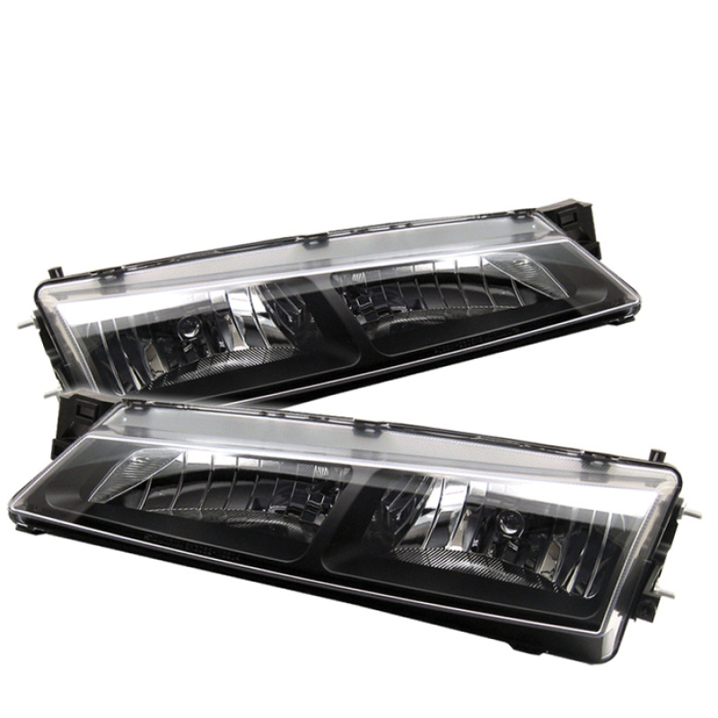 Spyder Nissan 240SX 97-98 Crystal Headlights Black HD-YD-N294-BK - 5012616