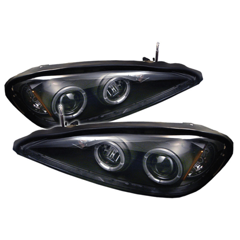 Spyder Pontiac Grand AM 99-05 Projector Headlights LED Halo LED Blk Low 9006 PRO-YD-PGAM99-HL-BK - 5011640