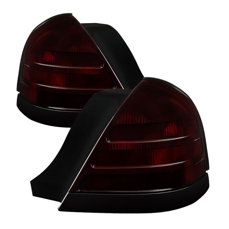 Xtune Ford Crown Victoria 1999-2011 OEM Style Tail Light Red Smoked ALT-JH-FCV98-OE-RSM - 9034046